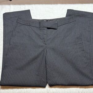 Vintage Black Label Donna Karan New York Designer Charcoal Pinstripe Pants NWT